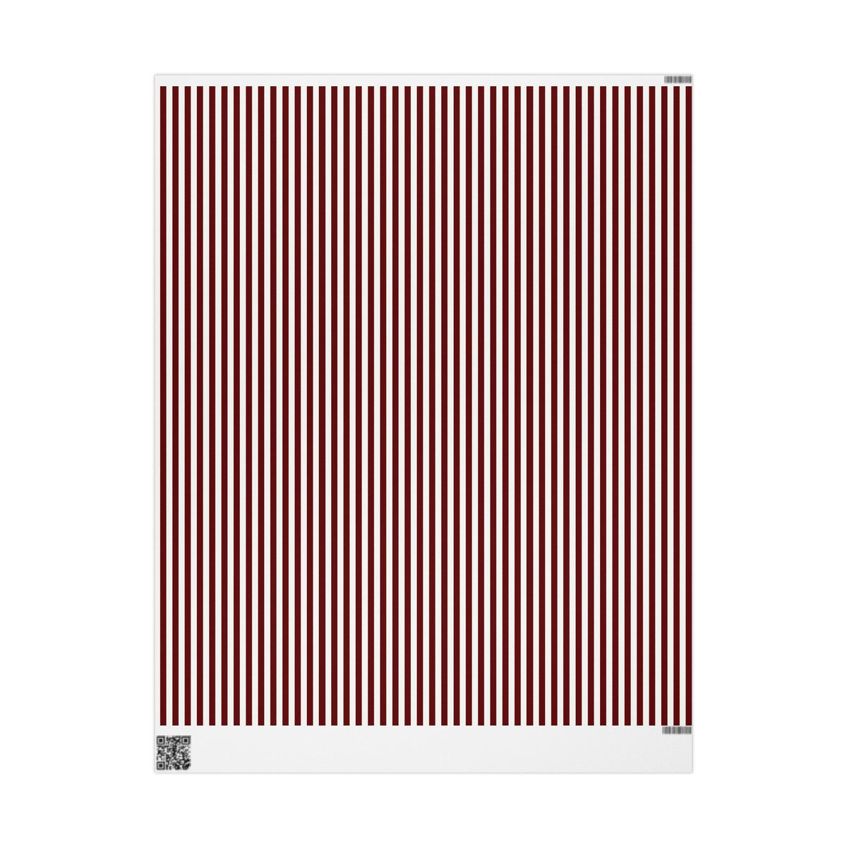 The Noël Stripe Gift Wrapping Paper Roll