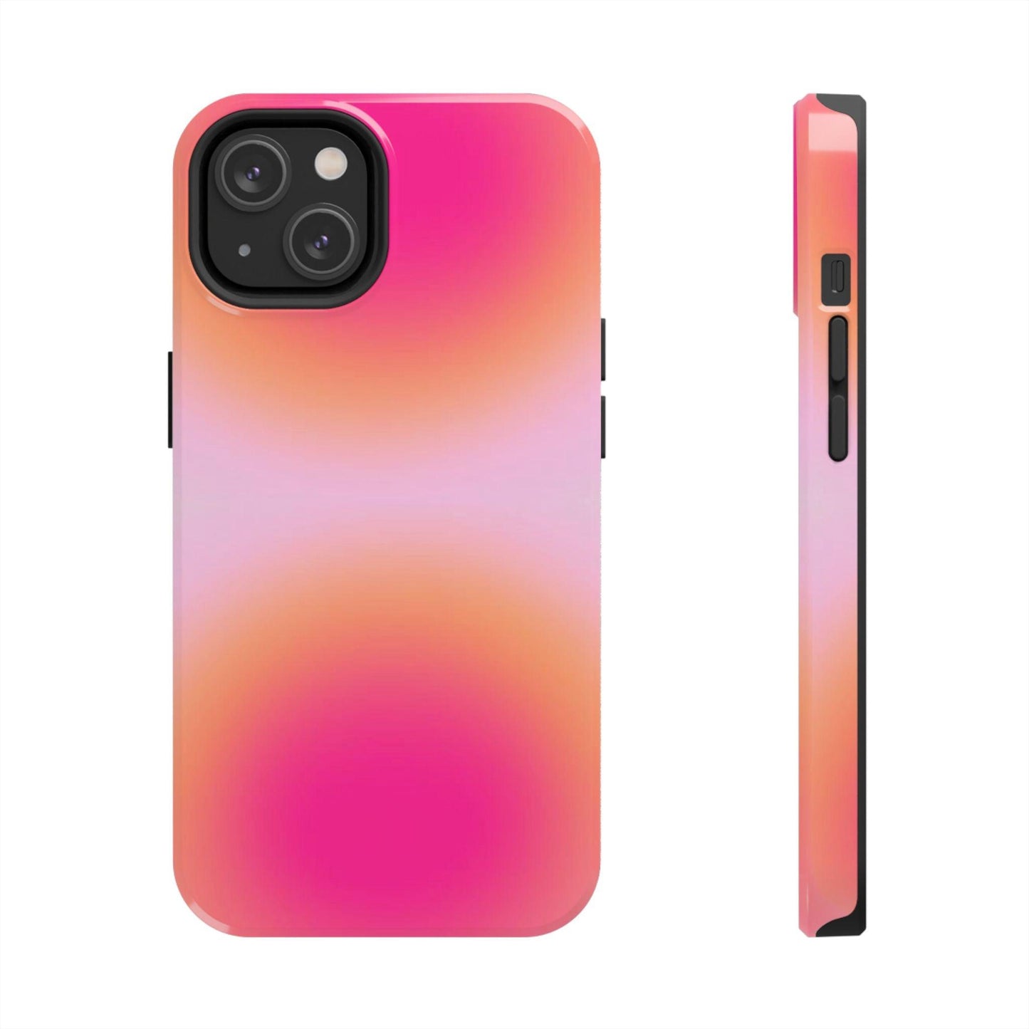 Sunset Glow Tough iPhone Cases with dual layer protection