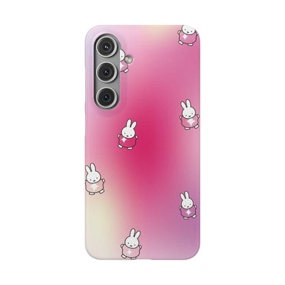 The Bunny Aura Pink Snap Cases