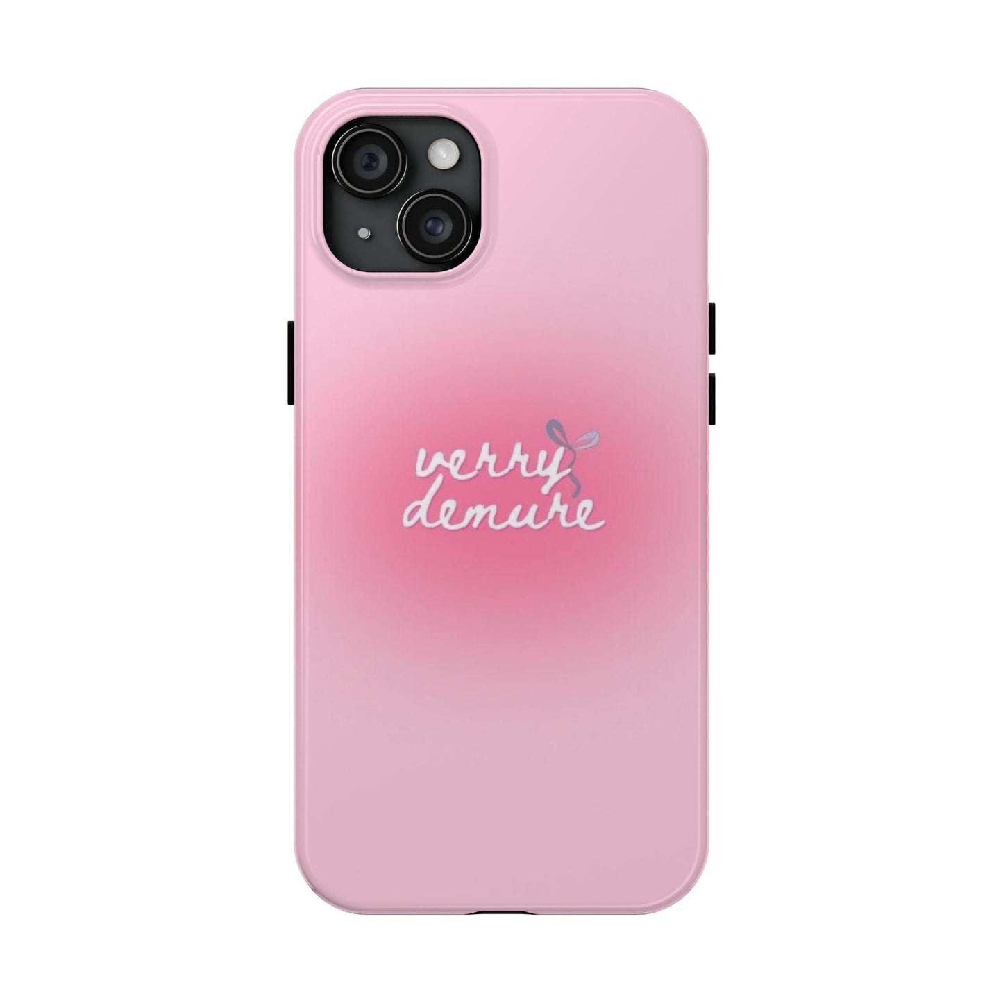 Verry Demure Aura Tough iPhone Cases