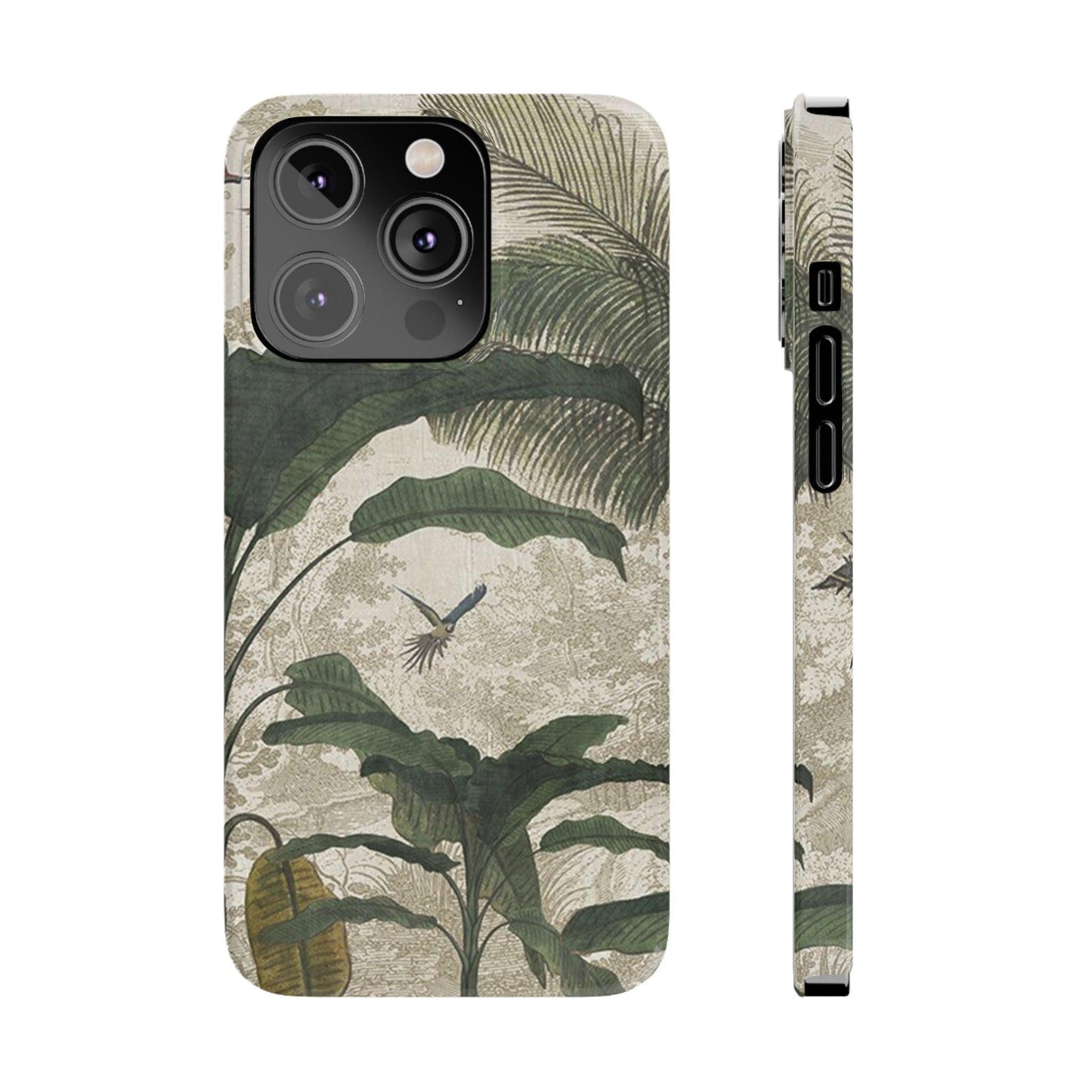 Tropical Paradise Vintage Charm iPhone Cases