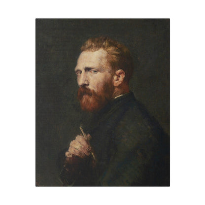 John Russell's Portrait of Vincent van Gogh (1886) - Matte Canvas, Stretched, 0.75"