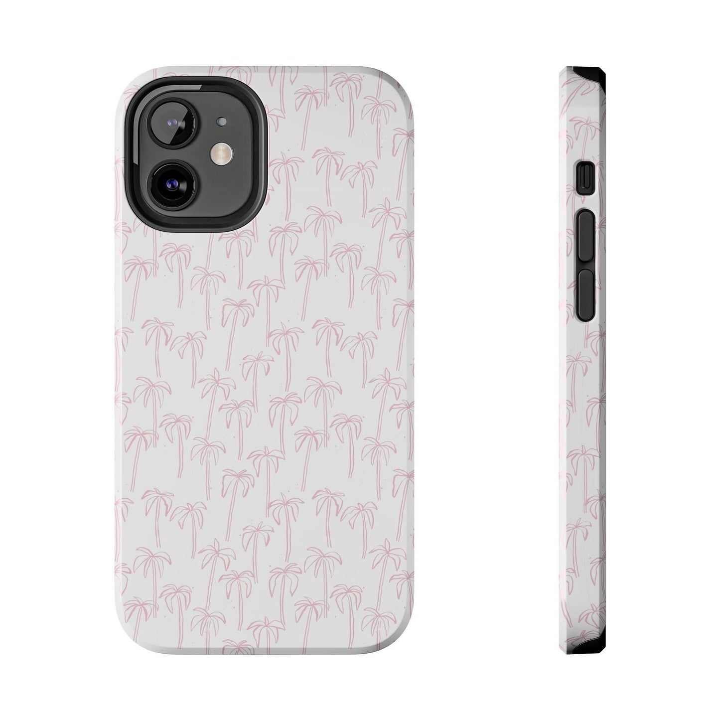 Pink Palm Trees iPhone Cases