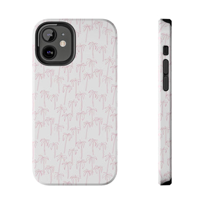 Pink Palm Trees iPhone Cases