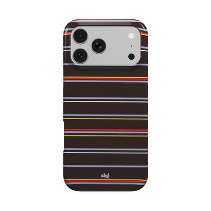 Chocolate Citylines Striped Phone Case