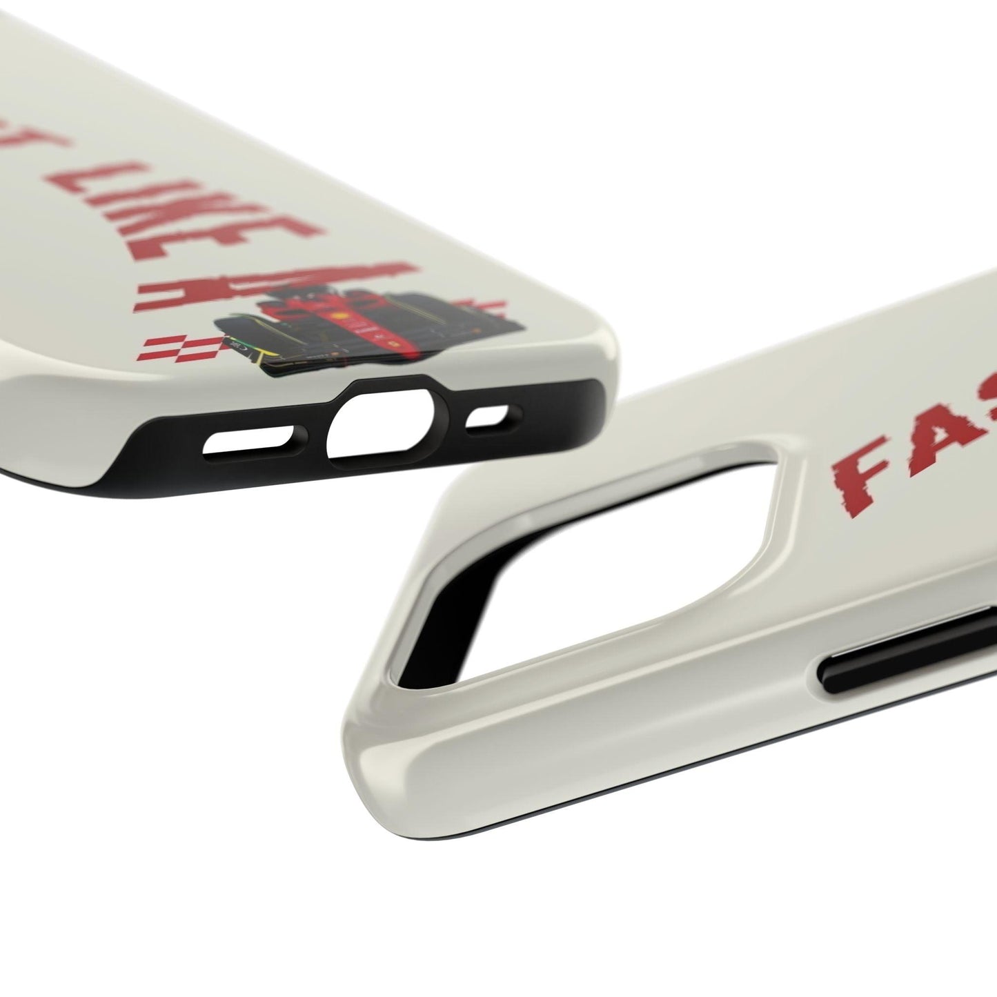 Fast Like a Race Car Tough iPhone Cases