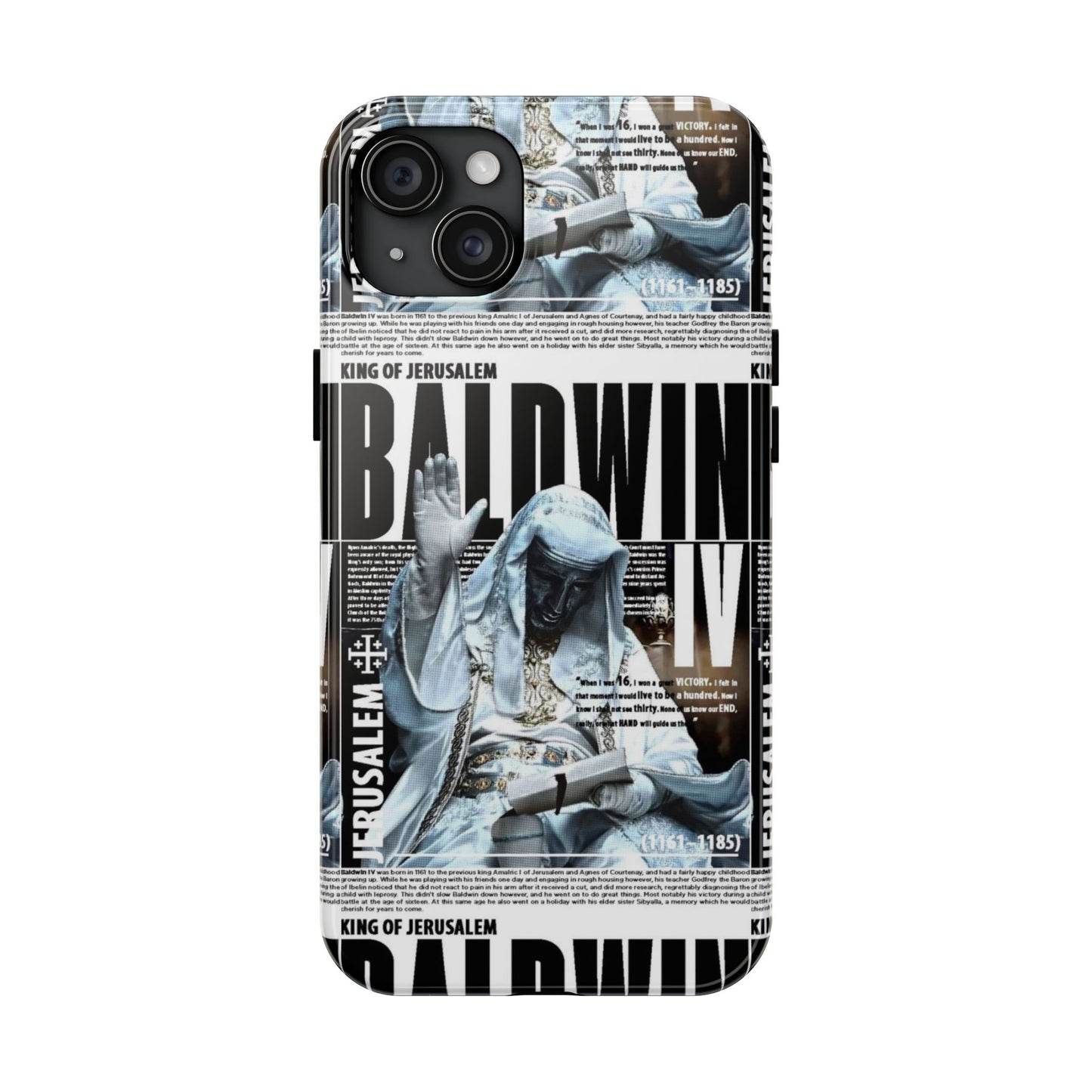 Baldwin IV King of Jerusalem iPhone Cases