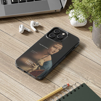 Da Vinci's Ermine Elegance Tough iPhone Cases