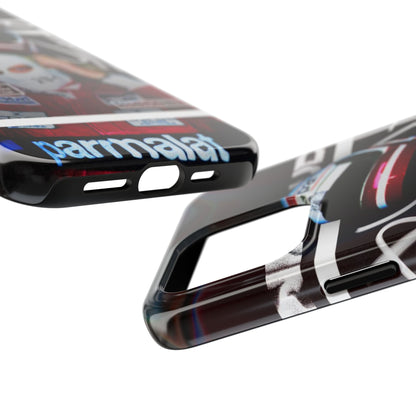 Racing-Inspired Tough Phone Case with Graffiti Design