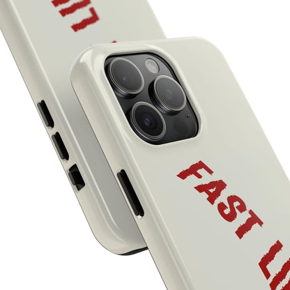 Fast Like a Race Car Tough iPhone Cases