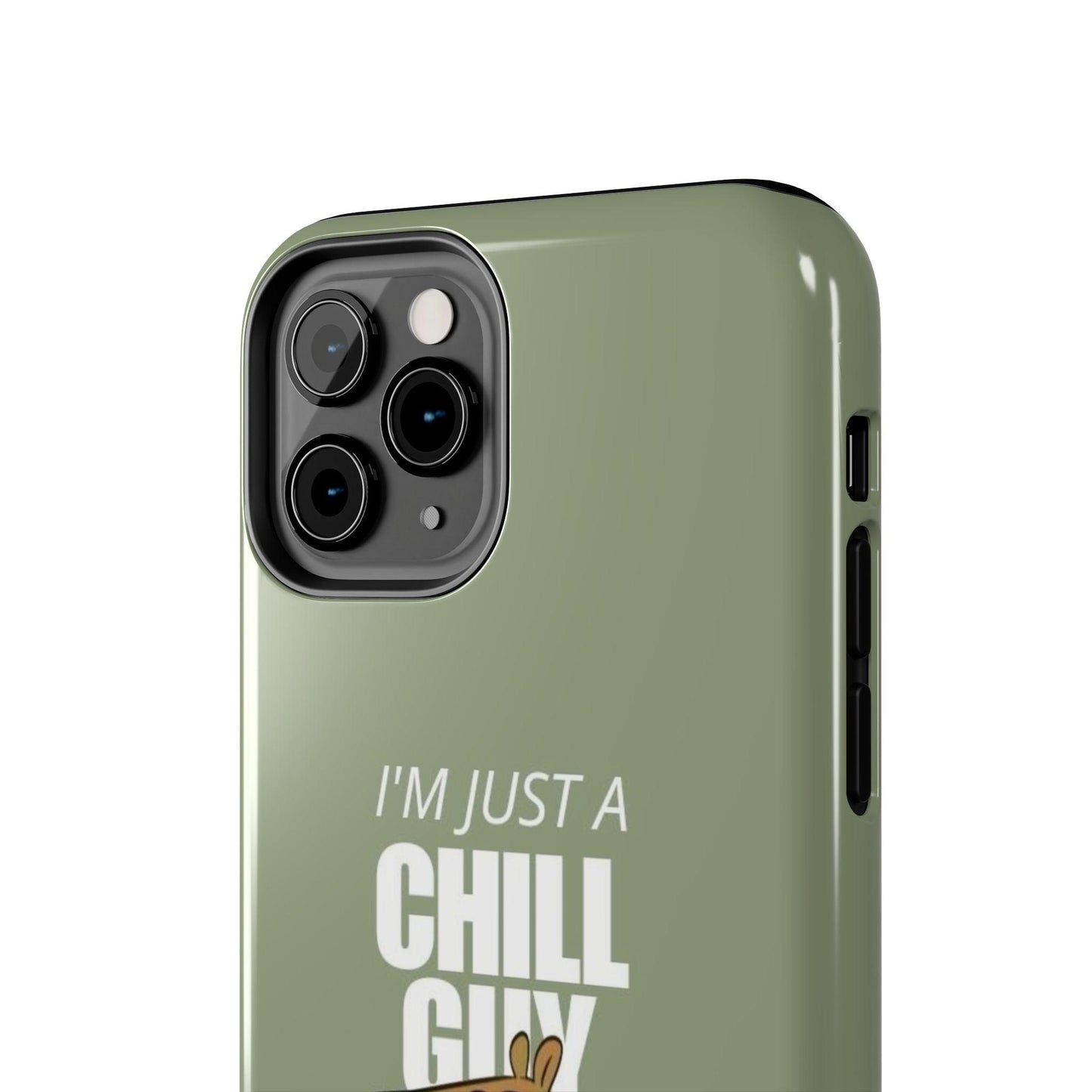 Chill Guy Meme Tough iPhone Cases