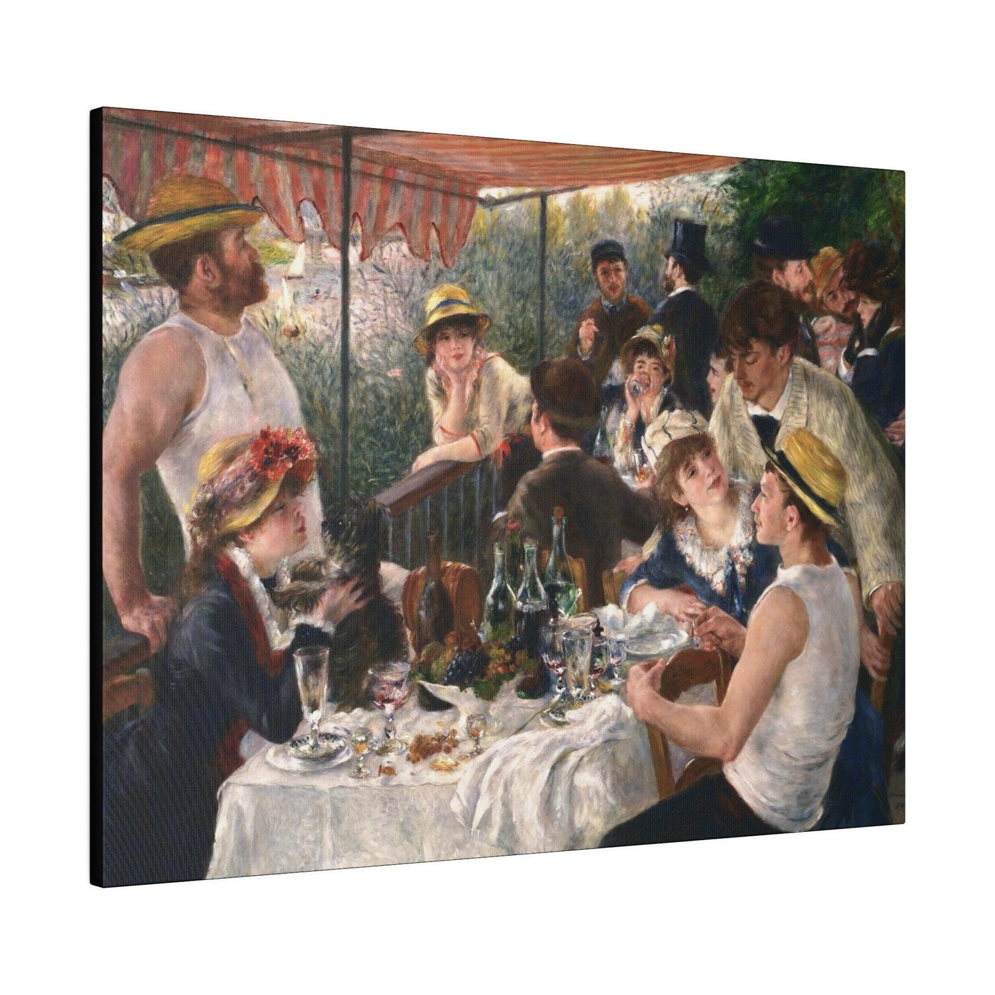 Pierre-Auguste Renoir's Luncheon of the Boating Party (1880-1881) - Matte Canvas, Stretched, 0.75"