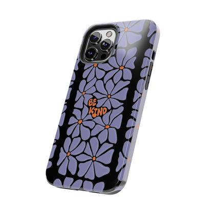 Be Kind Floral Tough iPhone Cases