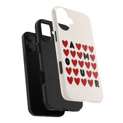 Amour Valentines Hearts Tough iPhone Cases