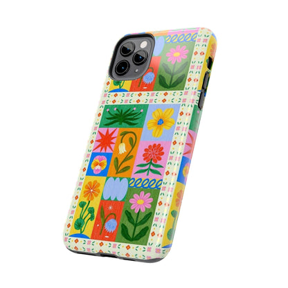 Flower Garden Paradise Tough iPhone Cases