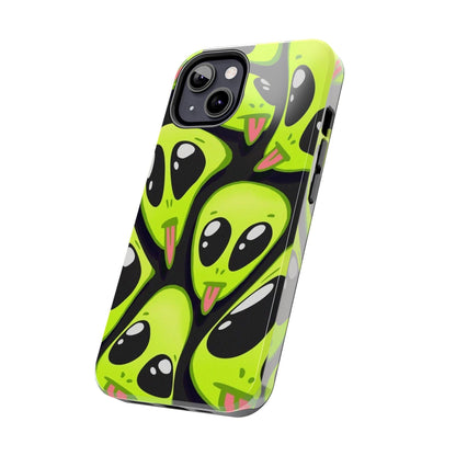 Alien Frenzy Tough iPhone Cases