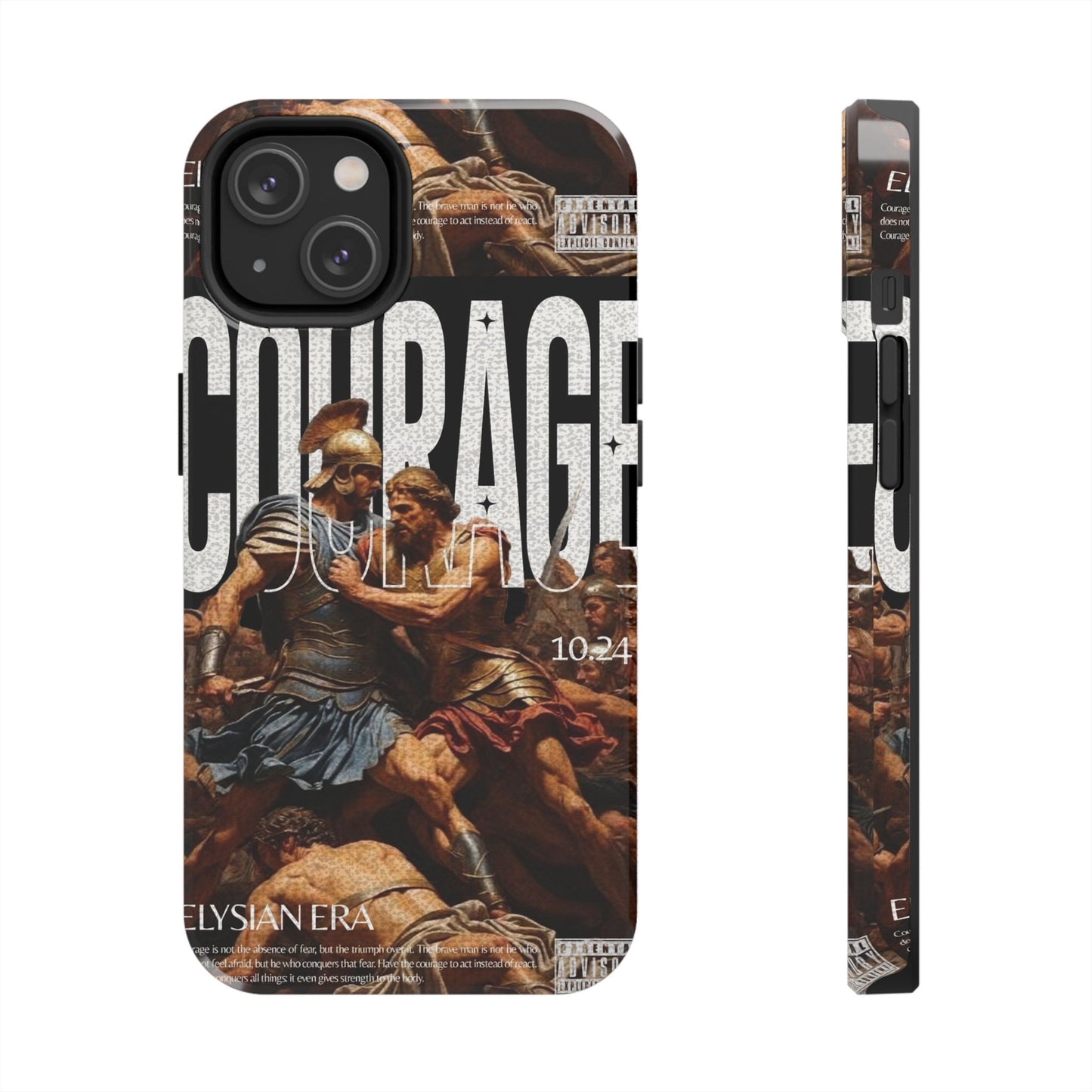 Courage Battle Scene iPhone Cases