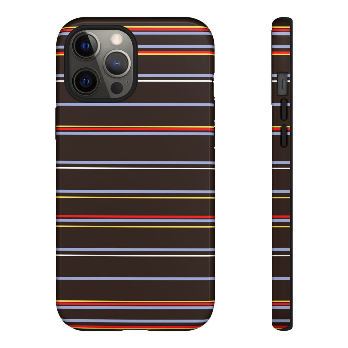 Chocolate Citylines Striped Phone Case
