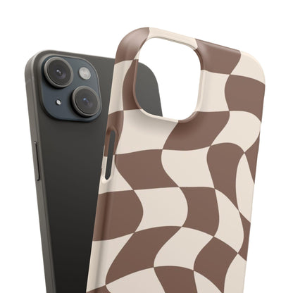 Mocha Mirage Snap iPhone Cases