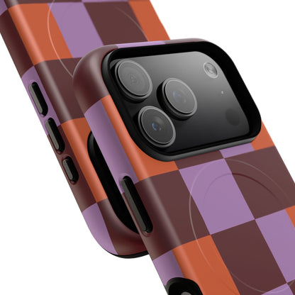 Plum Patchwork MagSafe Phone Case