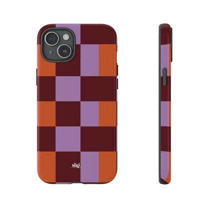 Plum Patchwork Phone Case