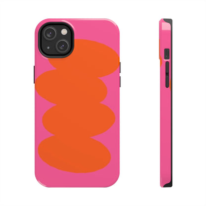 Pink Tangerine Blush Tough iPhone Cases