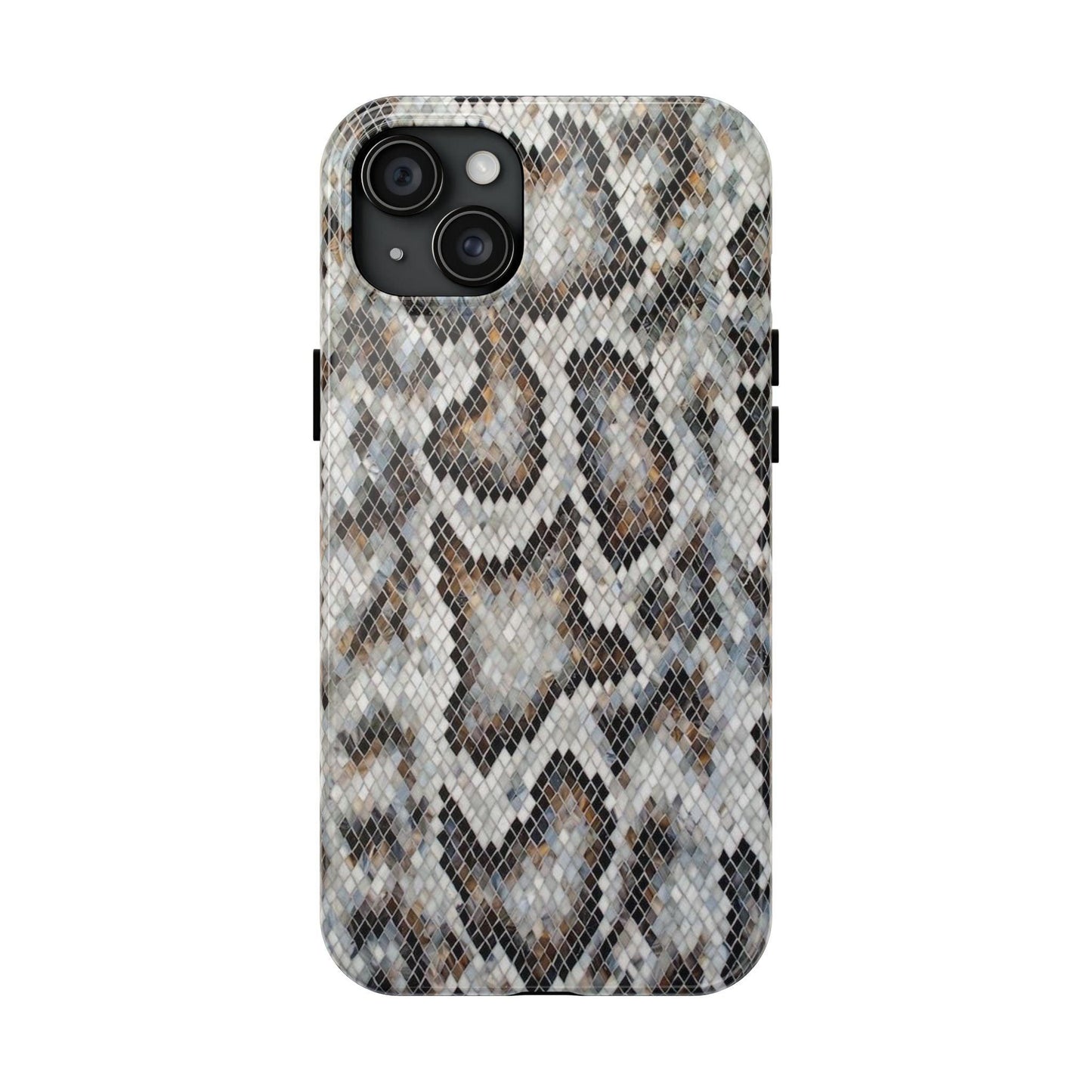 Crawler in Grey Mosaic Tough iPhone Cases