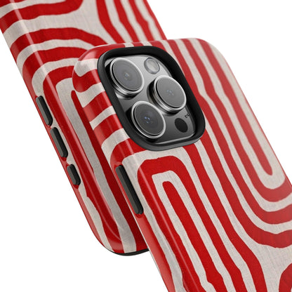 Scarlet Labyrinth Tough iPhone Cases