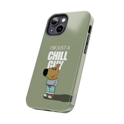 Chill Guy Meme Tough iPhone Cases