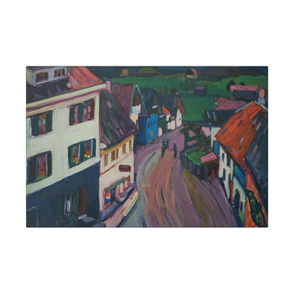 View from the window of the Griesbräu - Matte Canvas, Stretched, 0.75"