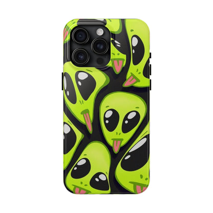 Alien Frenzy Tough iPhone Cases