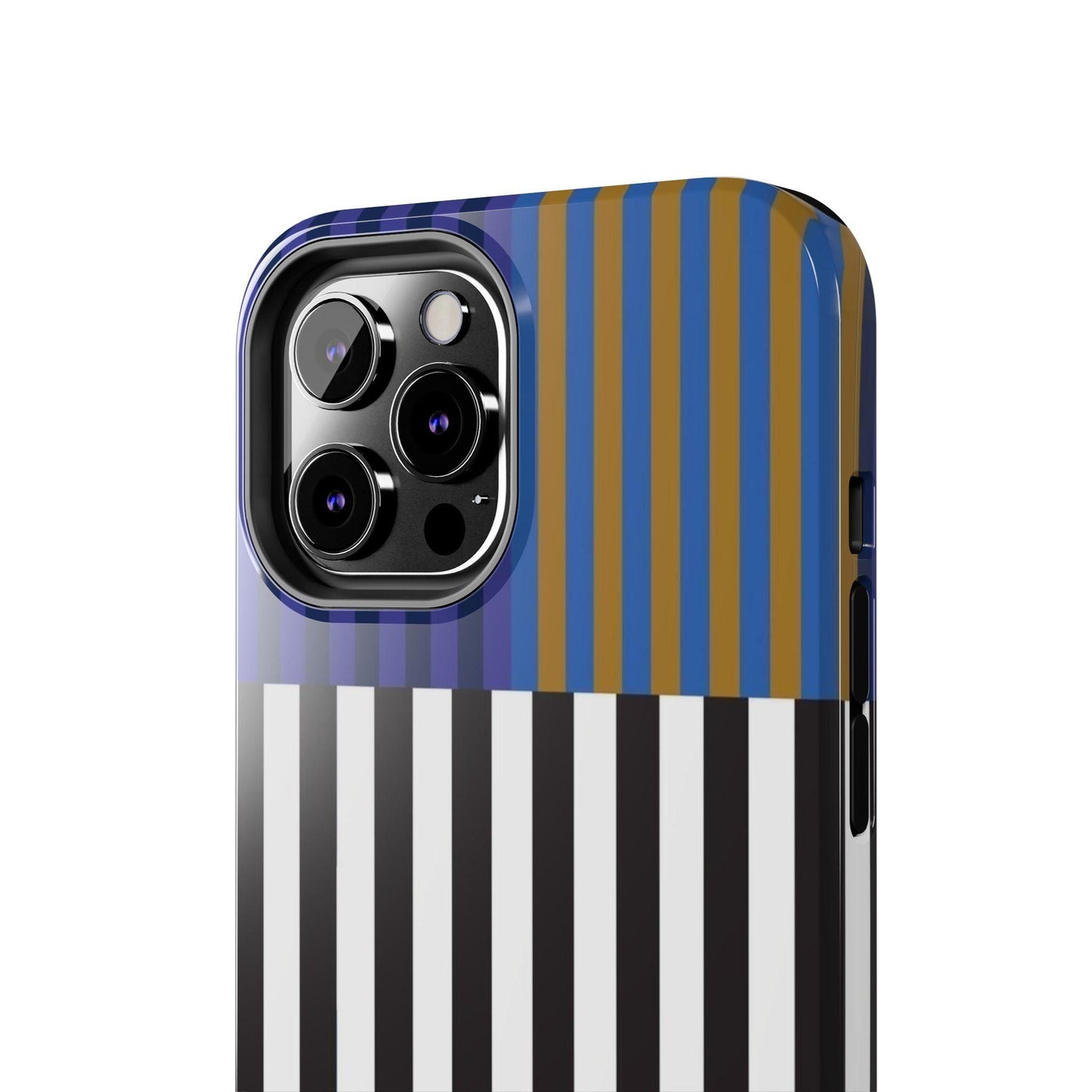 Striped Colorblock Symphony Tough iPhone Cases