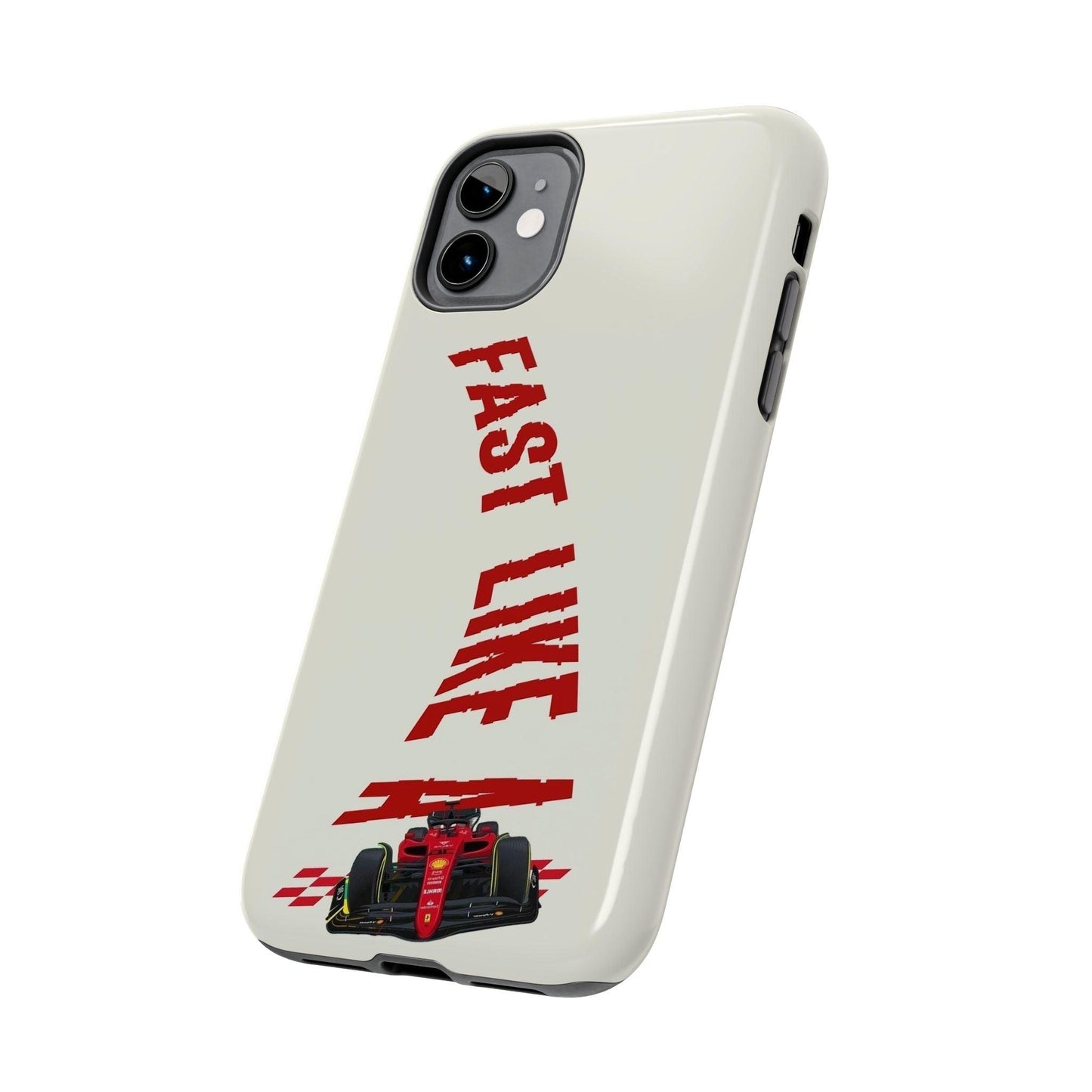 Fast Like a Race Car Tough iPhone Cases