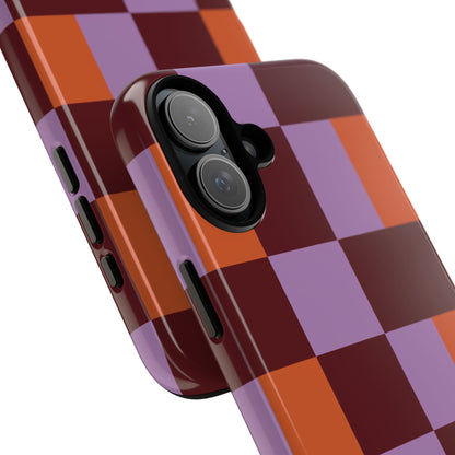 Plum Patchwork Phone Case