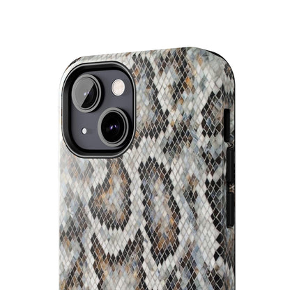 Crawler in Grey Mosaic Tough iPhone Cases