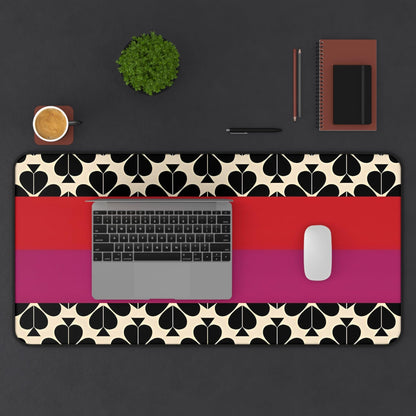 Spade Inspired Dual Tone Desk Mat - Anti Slip Desk Mat