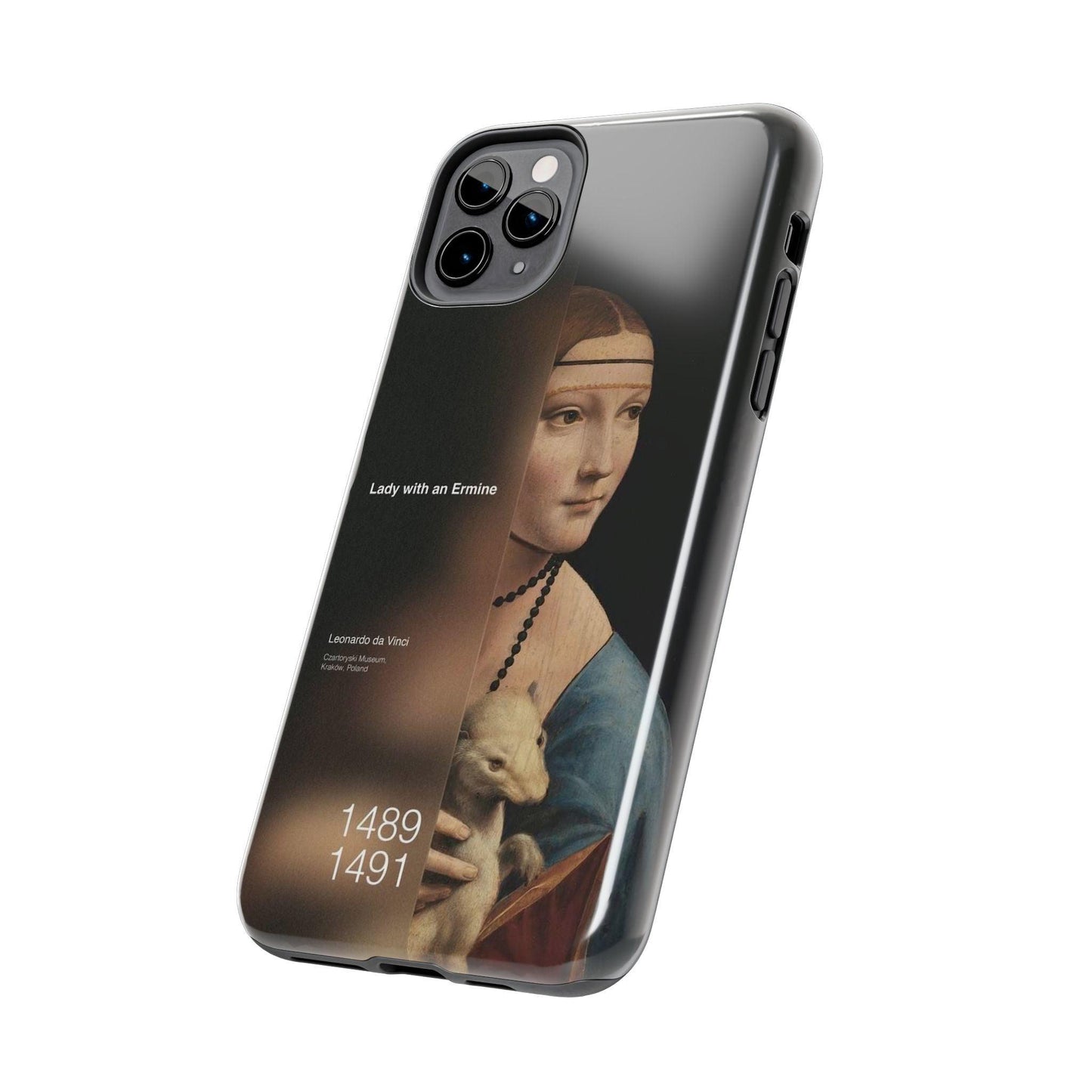 Da Vinci's Ermine Elegance Tough iPhone Cases