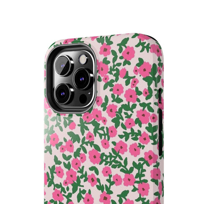 Spring Edition Pink Floral Tough iPhone Cases