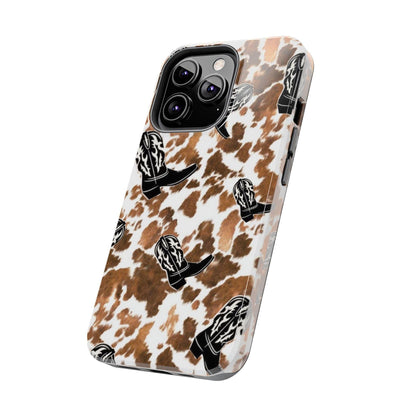 Moo & Boots Mania Tough iPhone Cases