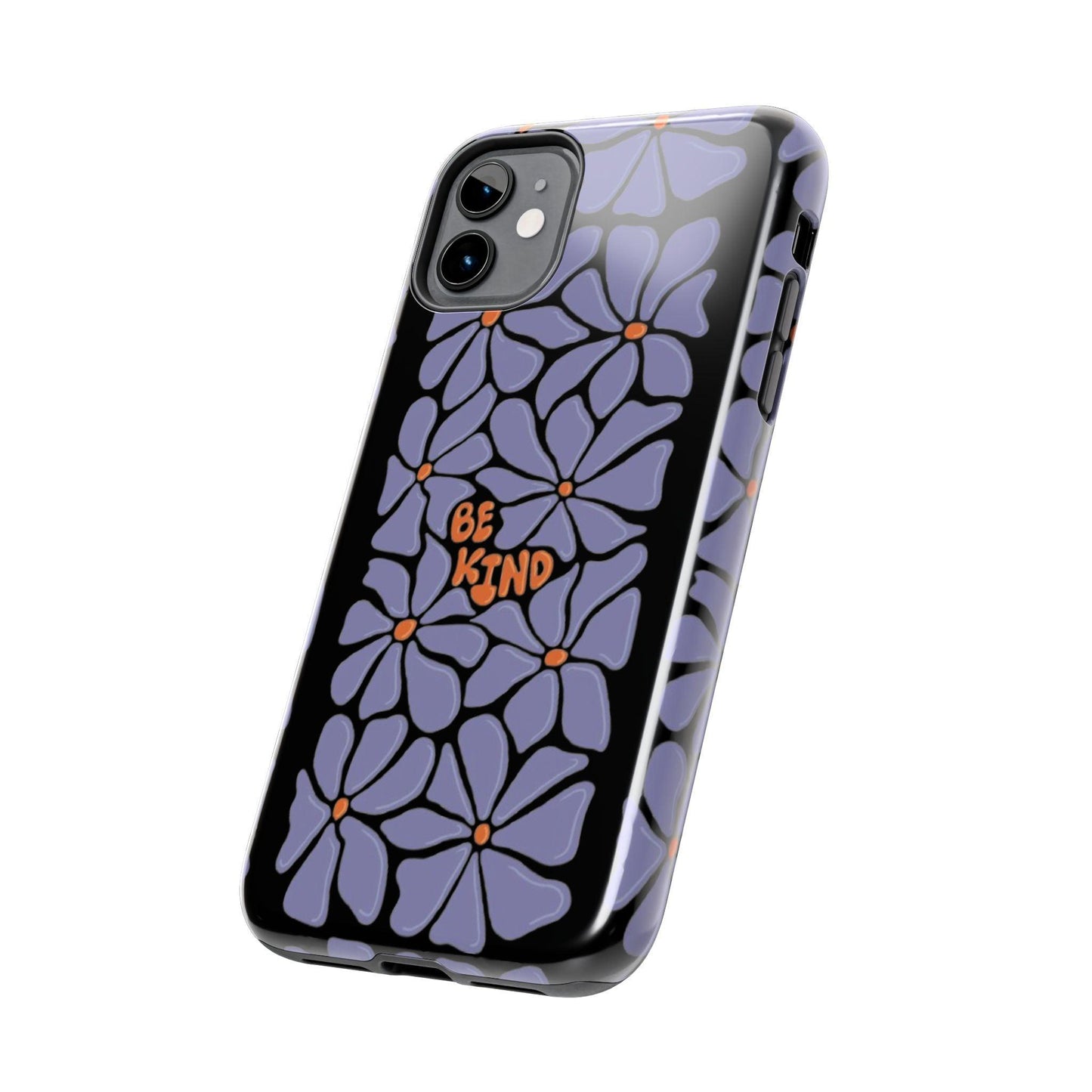 Be Kind Floral Tough iPhone Cases