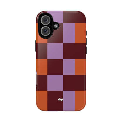 Plum Patchwork Phone Case