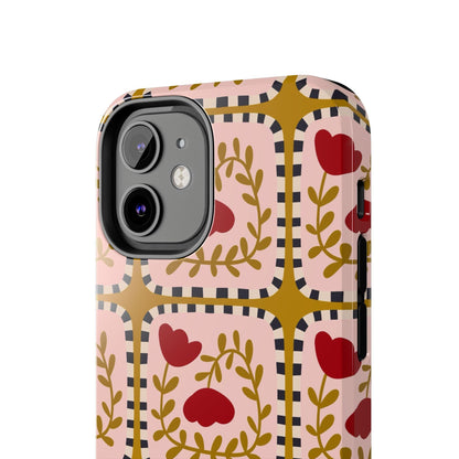 Floral Quirkiness Designer Tough iPhone Cases