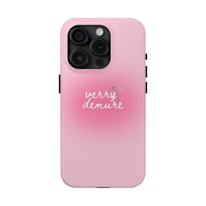 Verry Demure Aura Tough iPhone Cases