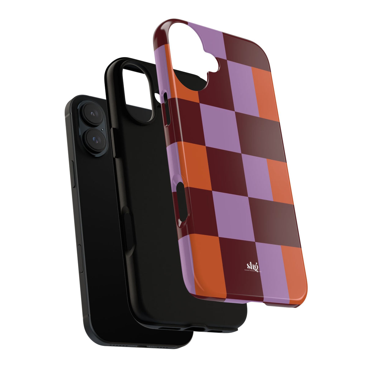 Plum Patchwork Phone Case