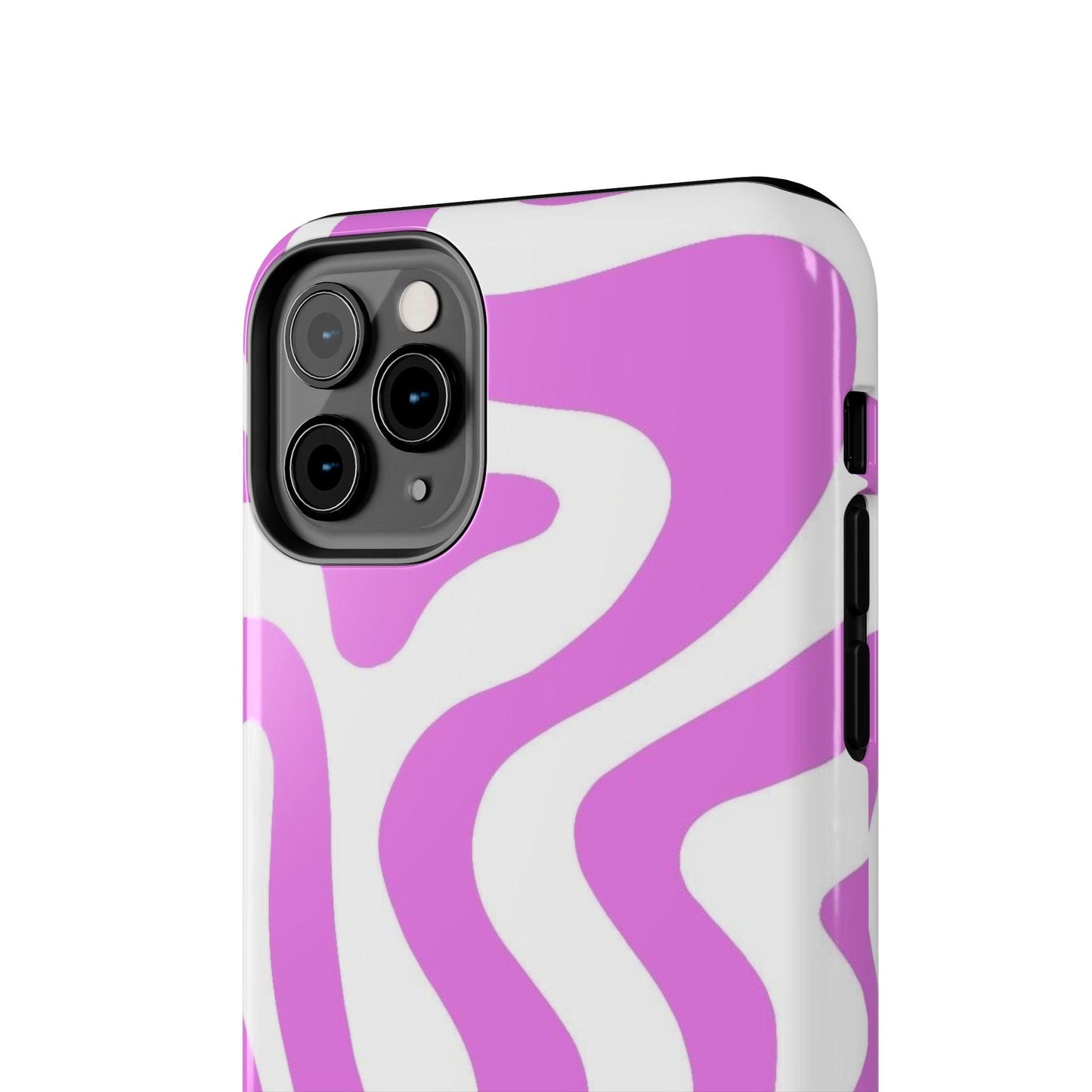 Lilac Swirl Fusion Tough iPhone Cases