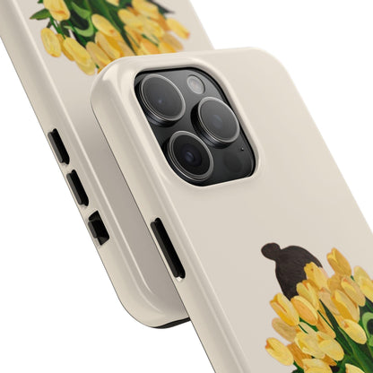 Golden Blooms: Femme Elegance Edition Tough Phone Cases