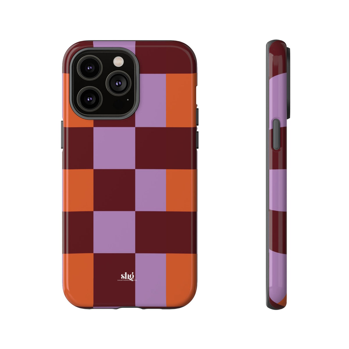Plum Patchwork Phone Case