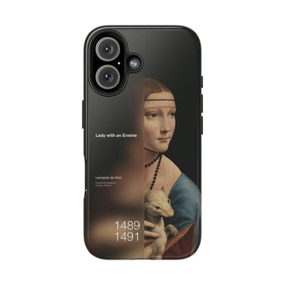 Da Vinci's Ermine Elegance Tough iPhone Cases