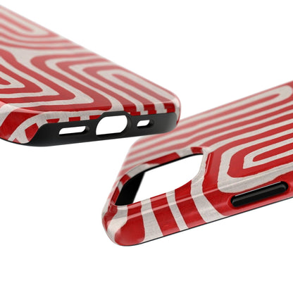 Scarlet Labyrinth Tough iPhone Cases