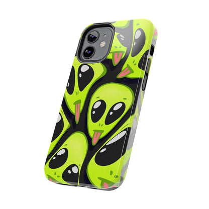 Alien Frenzy Tough iPhone Cases